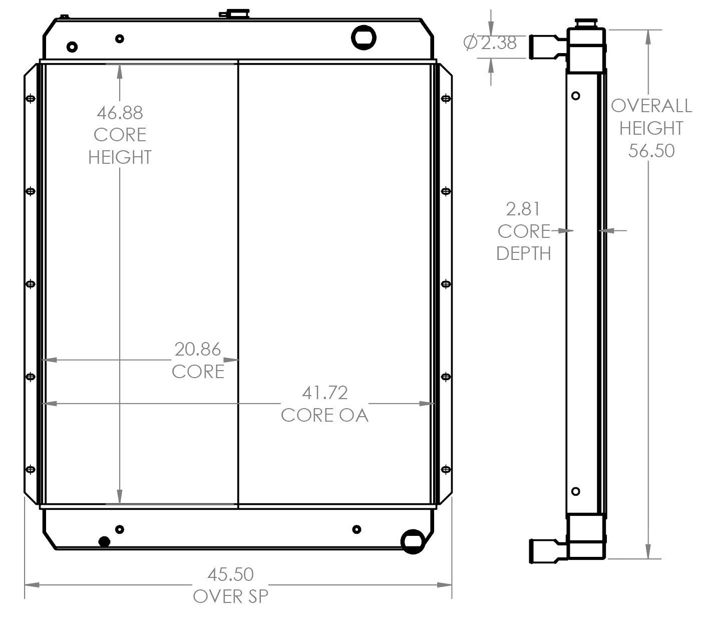 451804 - Generac Radiator Radiator