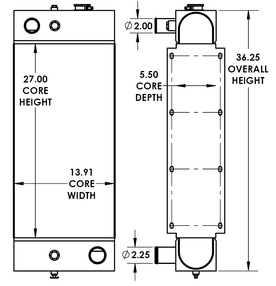 451813 - Taylor SCH500 Radiator Radiator