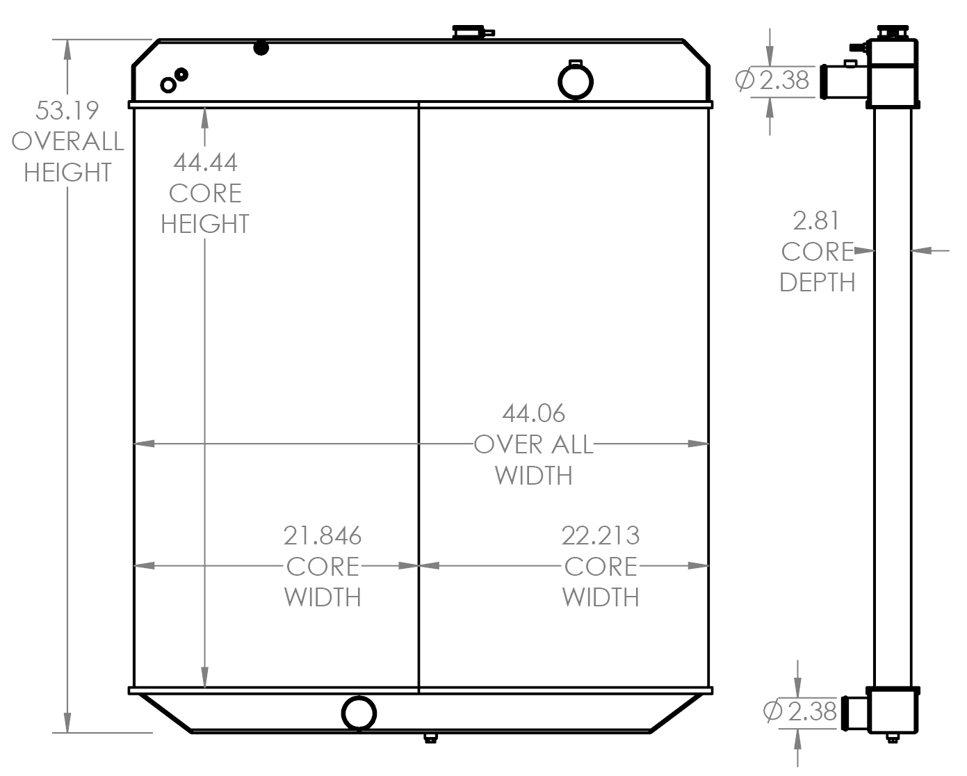 451817 - Katolight Generator Radiator Radiator