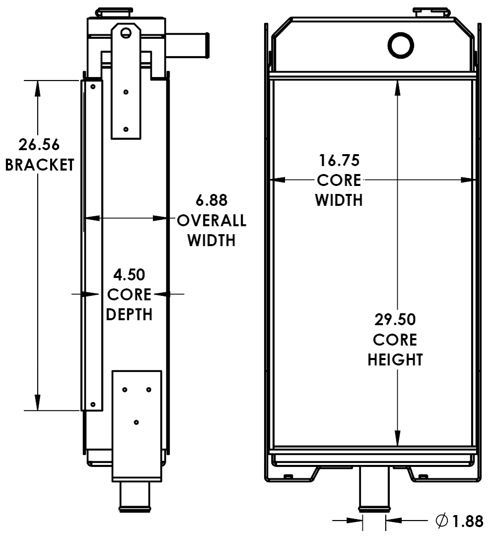 451821 - Caterpillar 953 Radiator Radiator