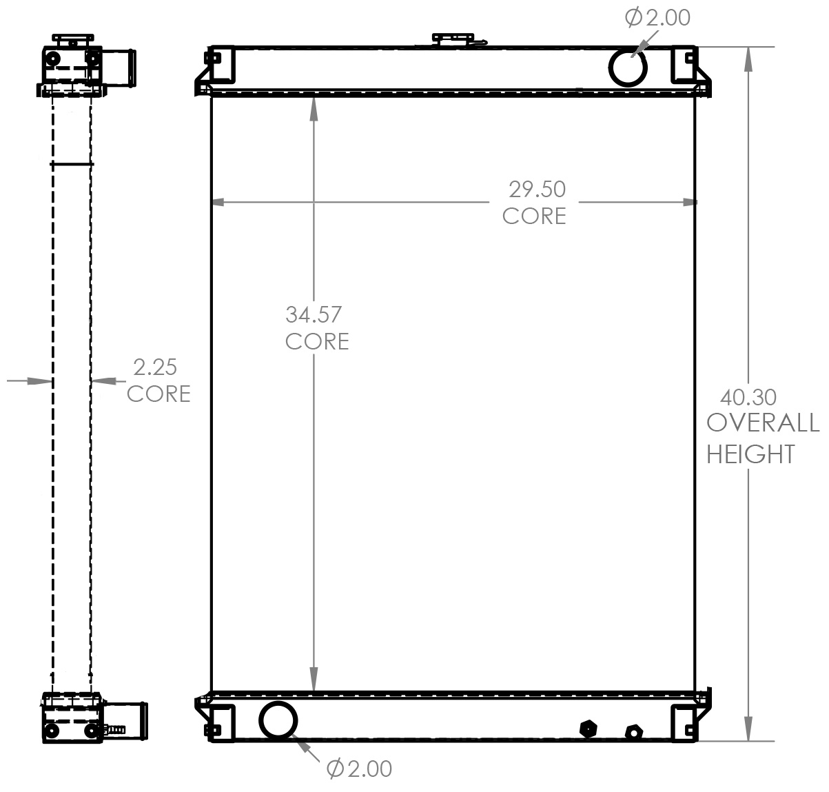 451844 - Komatsu PC200LC Radiator Radiator