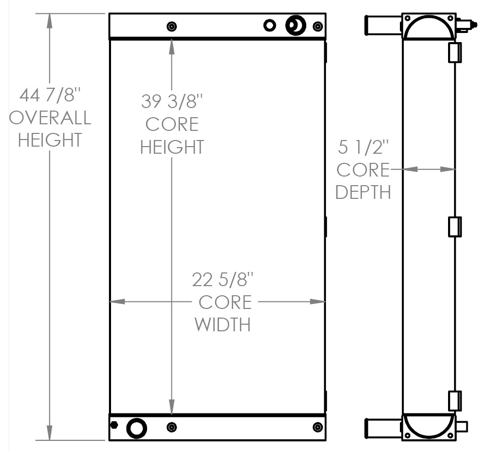 451854 - Hyundai HX300FL Radiator Radiator