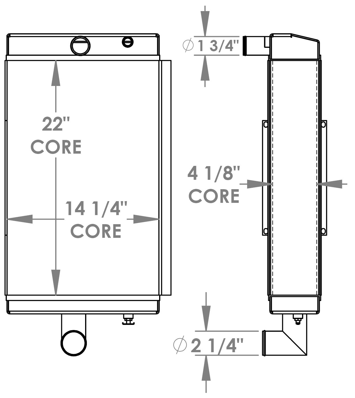 451856 - M-B Companies MSV Radiator Radiator