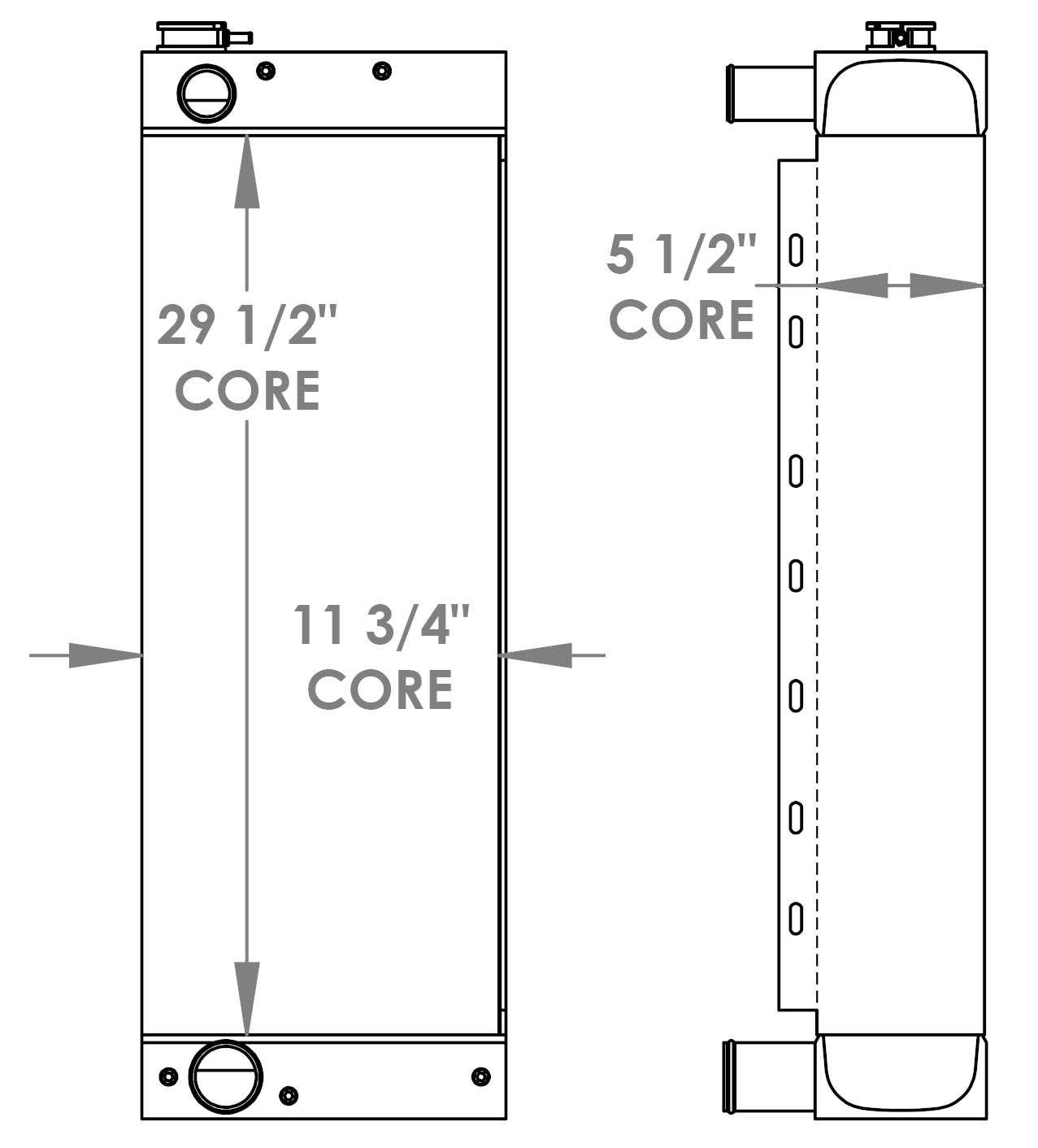 451858 - Hoist Lift Truck Radiator Radiator