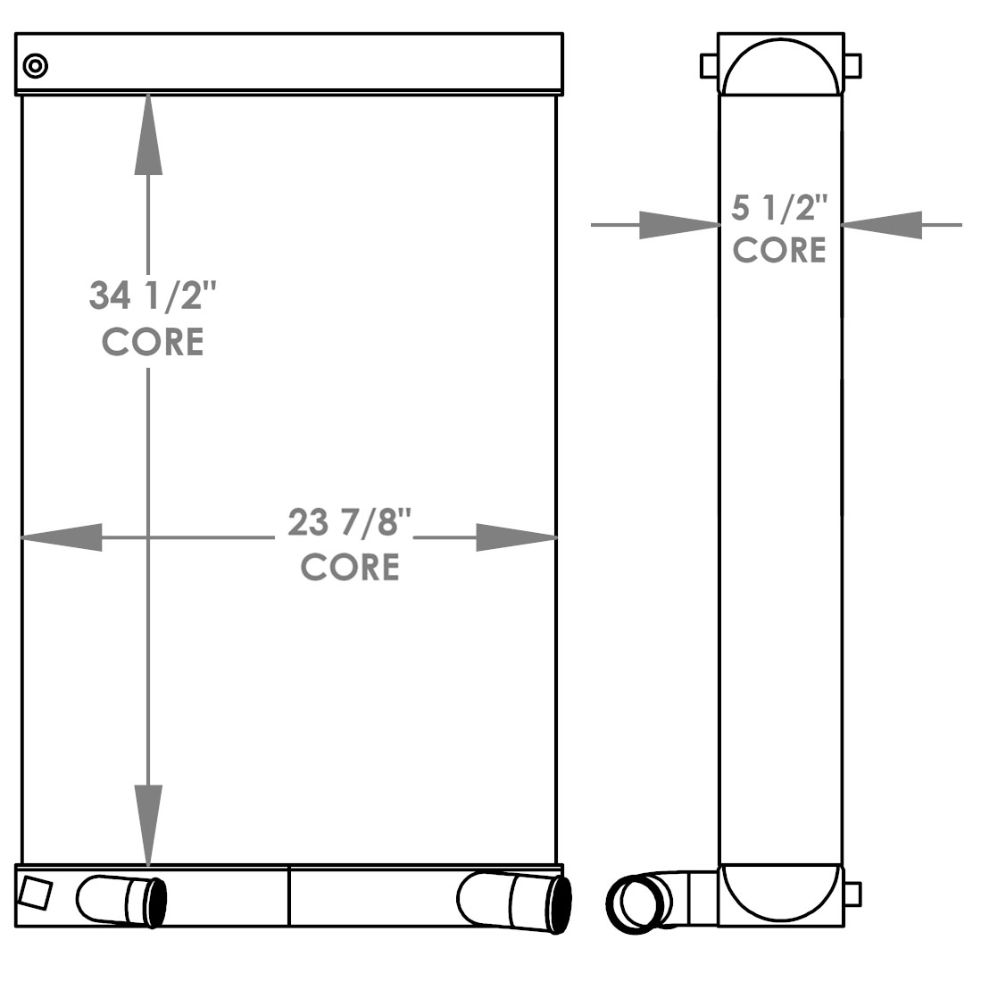 451860 - Terex 290 Crusher Radiator Radiator