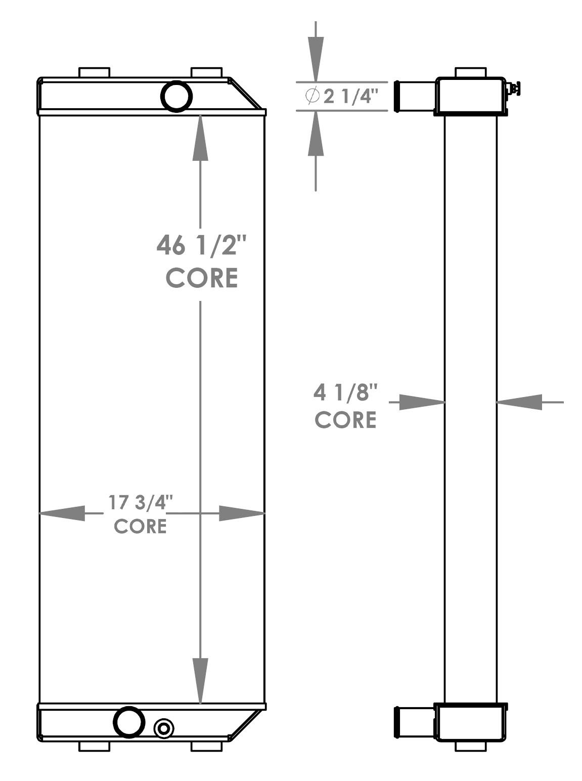 451861 - Caterpillar Excavator Radiator Radiator