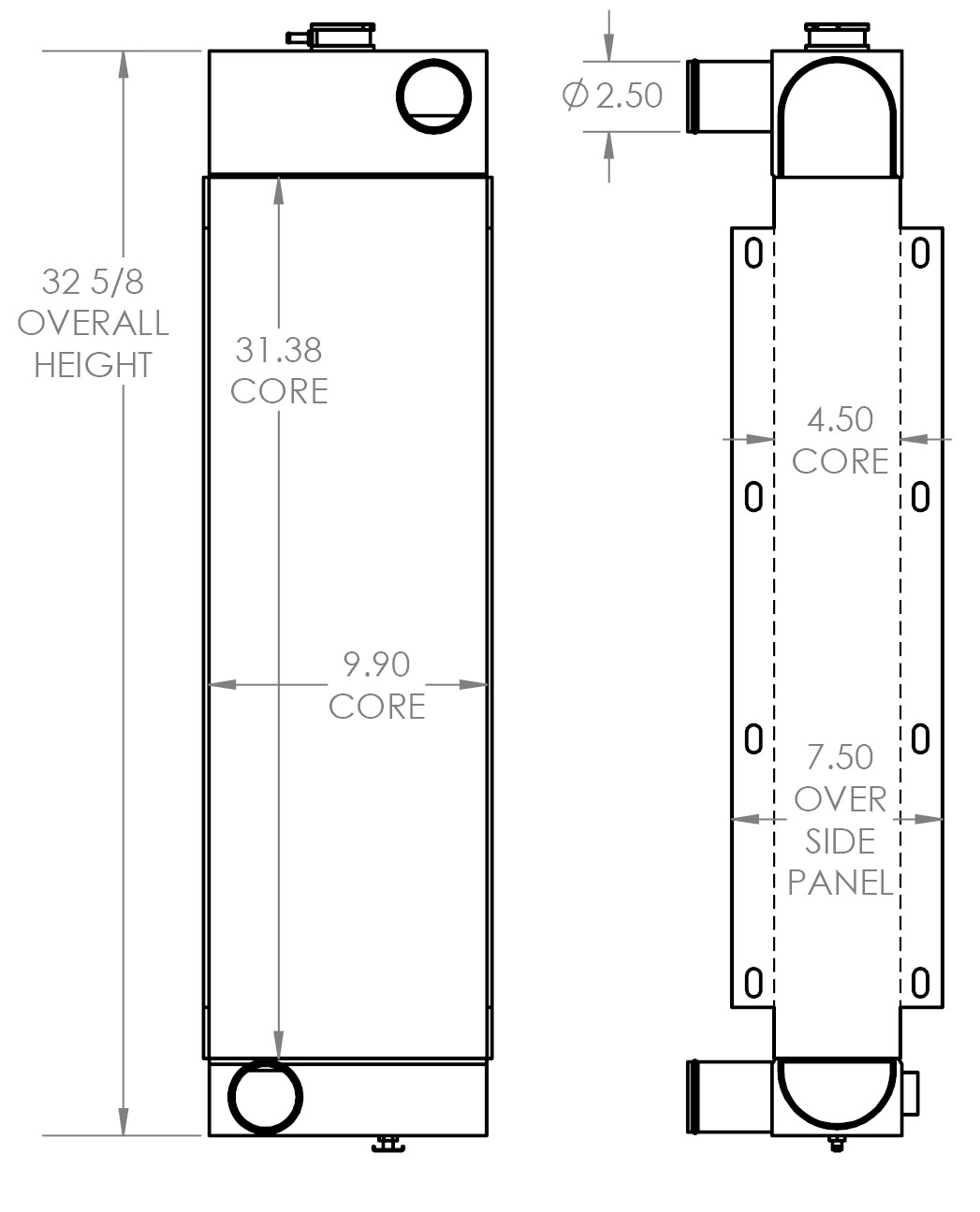 451870 - John Deere 160CLC Radiator Radiator