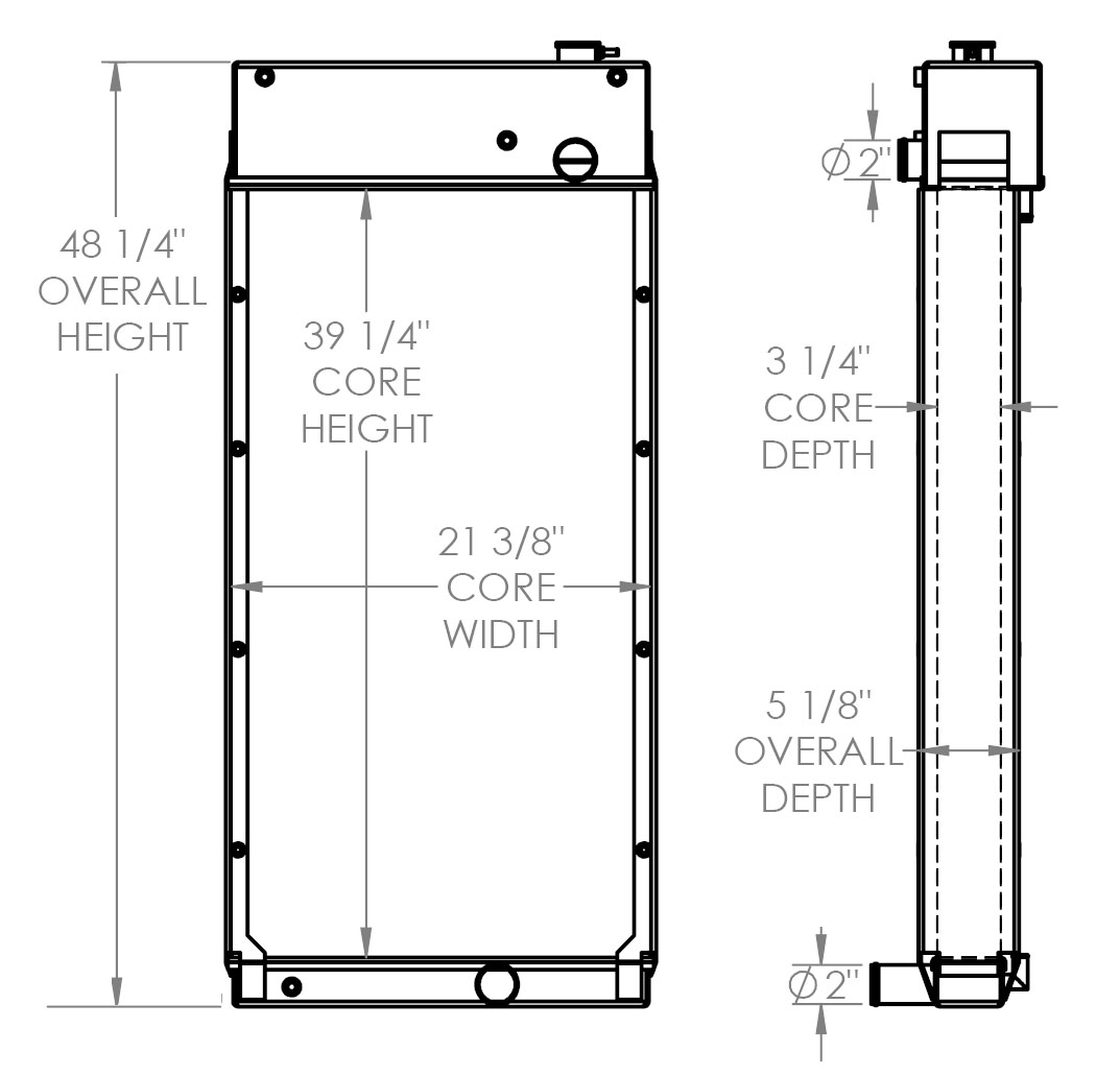 451876 - Doosan Compressor Radiator Radiator