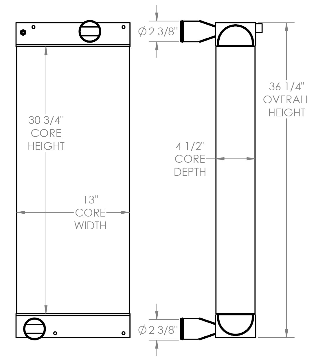 451877 - Link-Belt Radiator Radiator