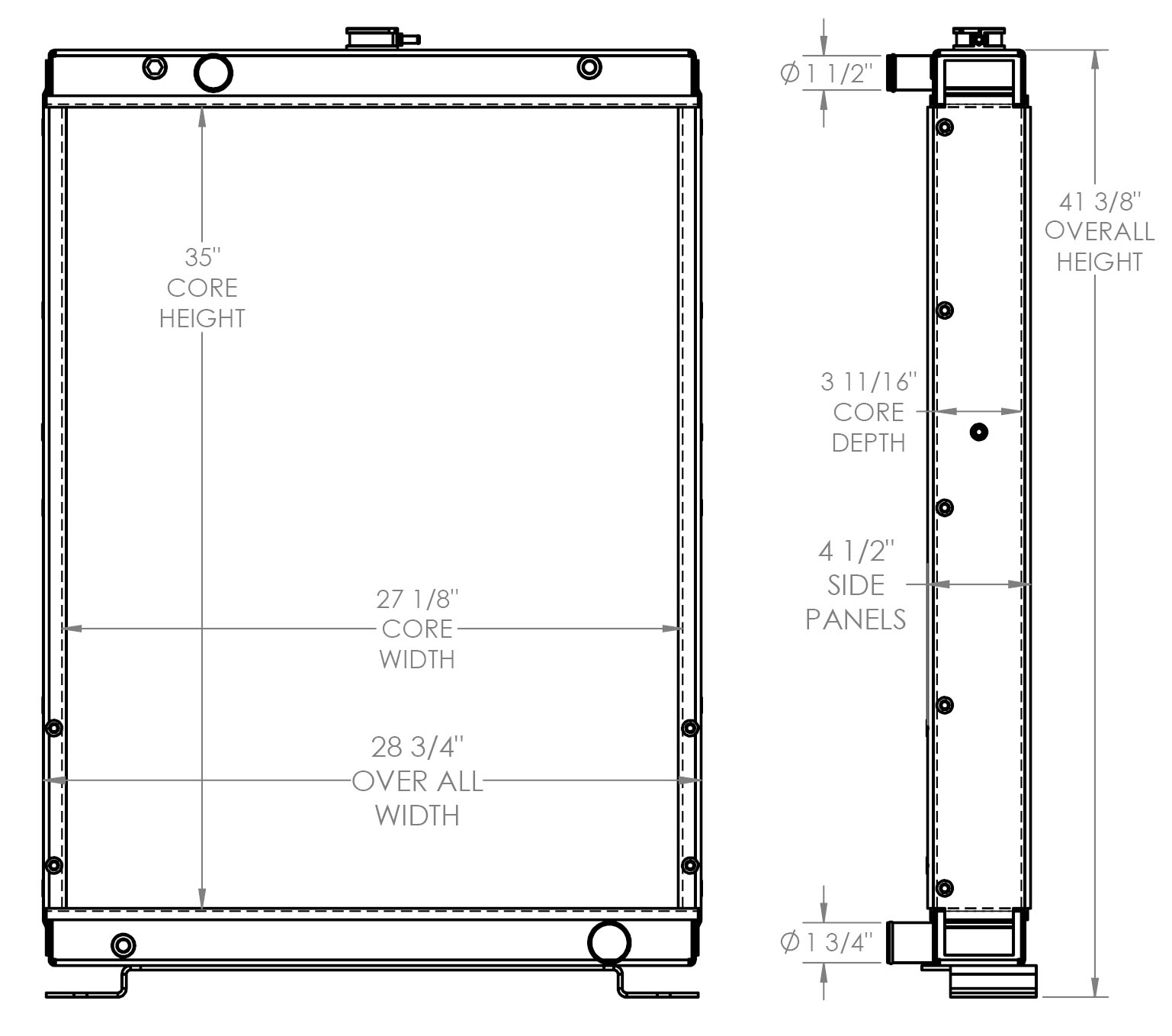 451881 - Gillette Sentry Pro Radiator Radiator