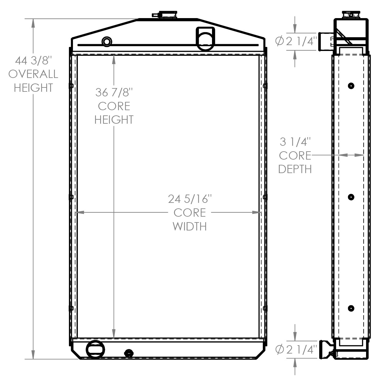 451897 - Kohler Generator Radiator Radiator