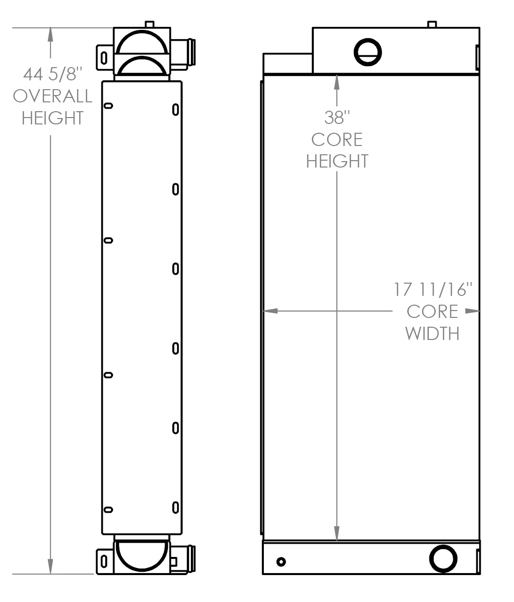 451902 - Caterpillar E11 Radiator Radiator