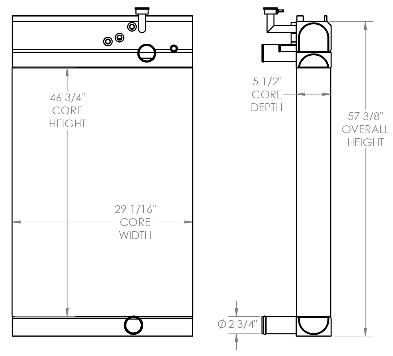 451908 - Atlas Copco XRVS476CD Radiator Radiator