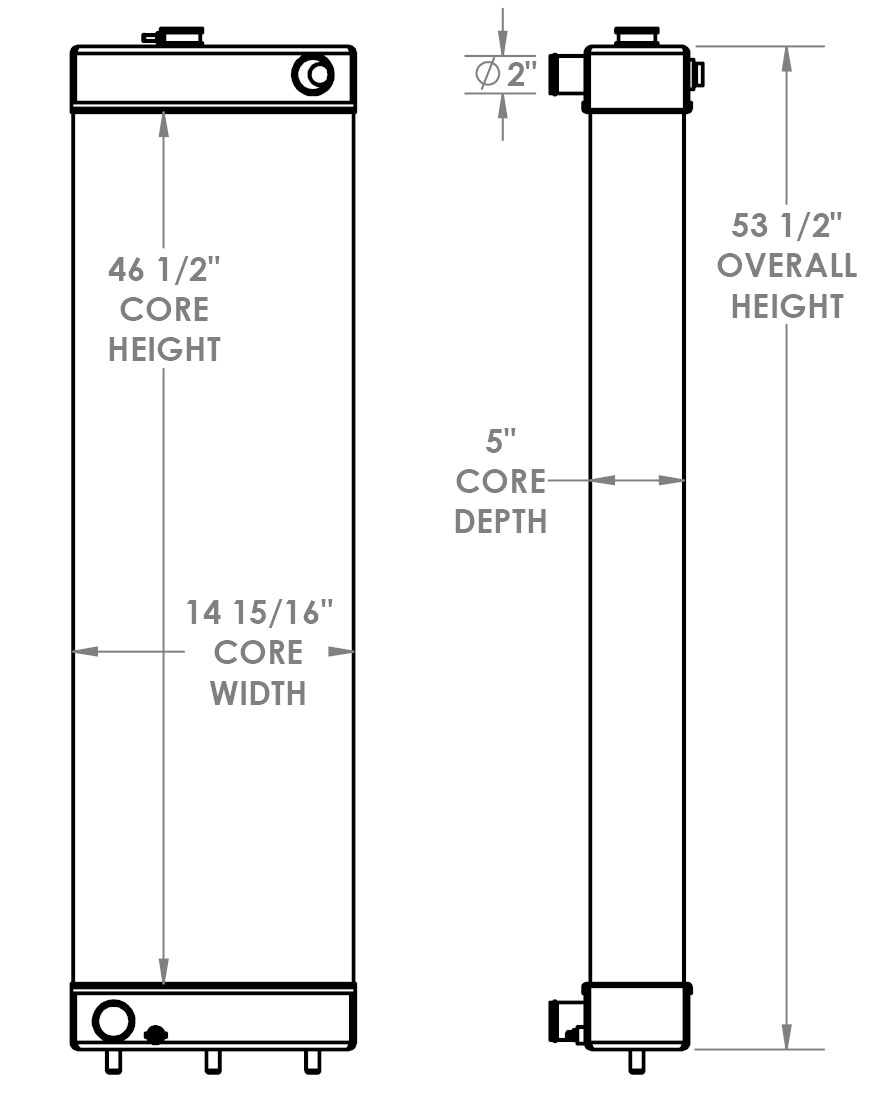 451909 - Kobelco SK350 Radiator Radiator