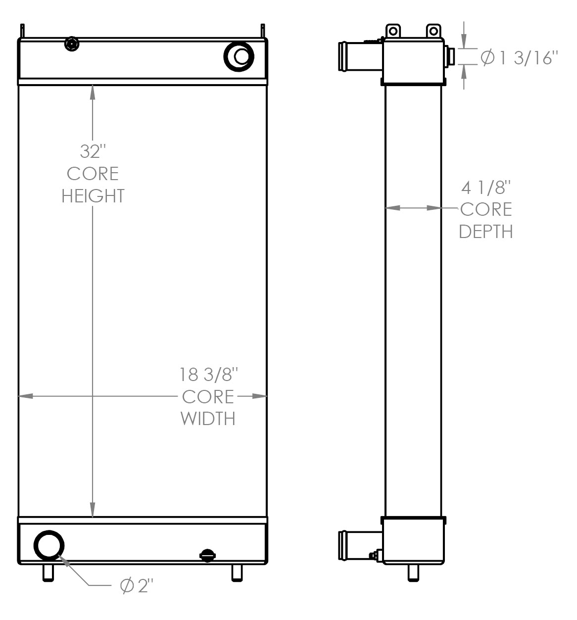 451928 - Furukawa FRD1450 Drill Rig Radiator Radiator