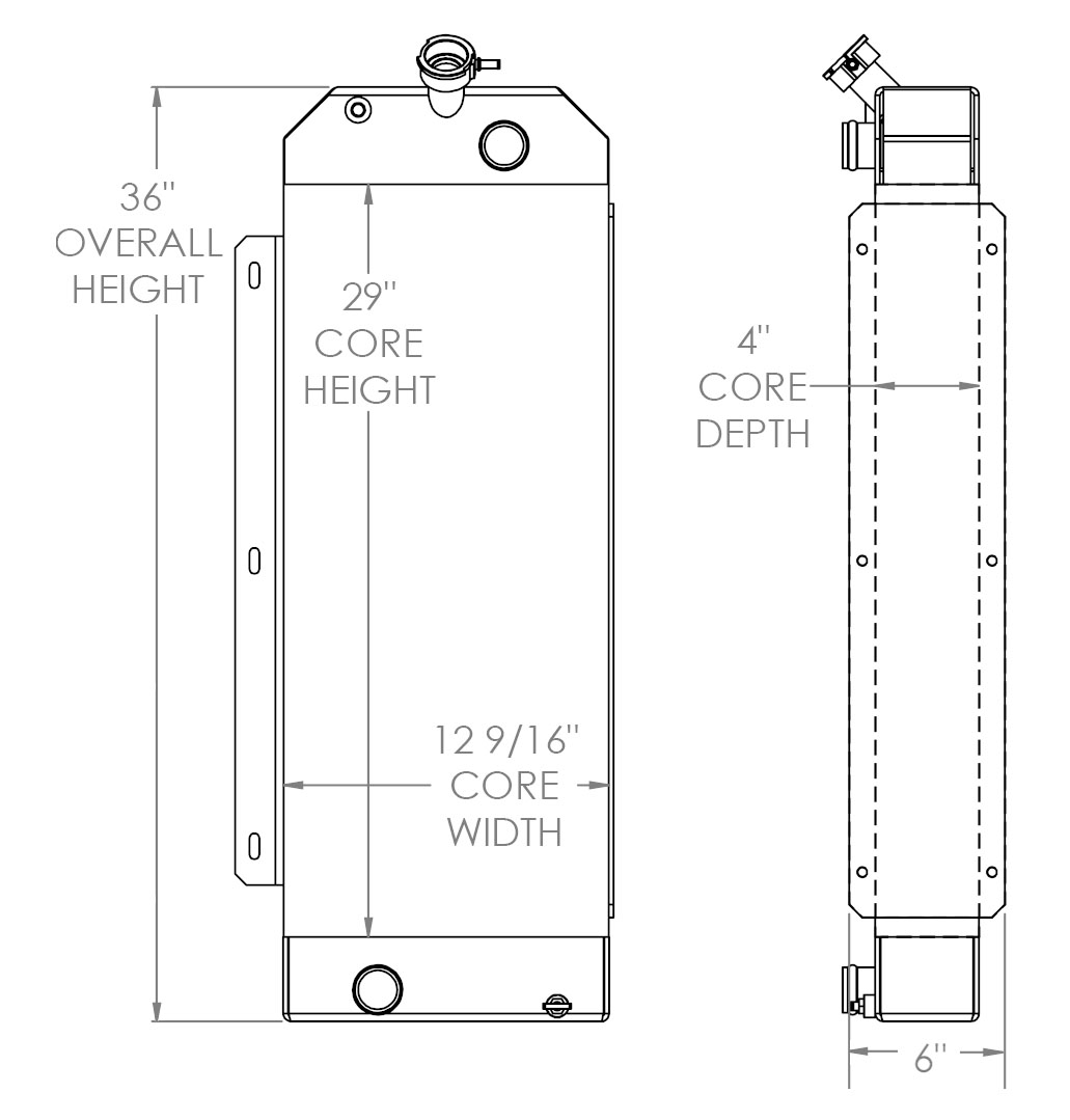 451934 - Boss Air Compressor Radiator Radiator