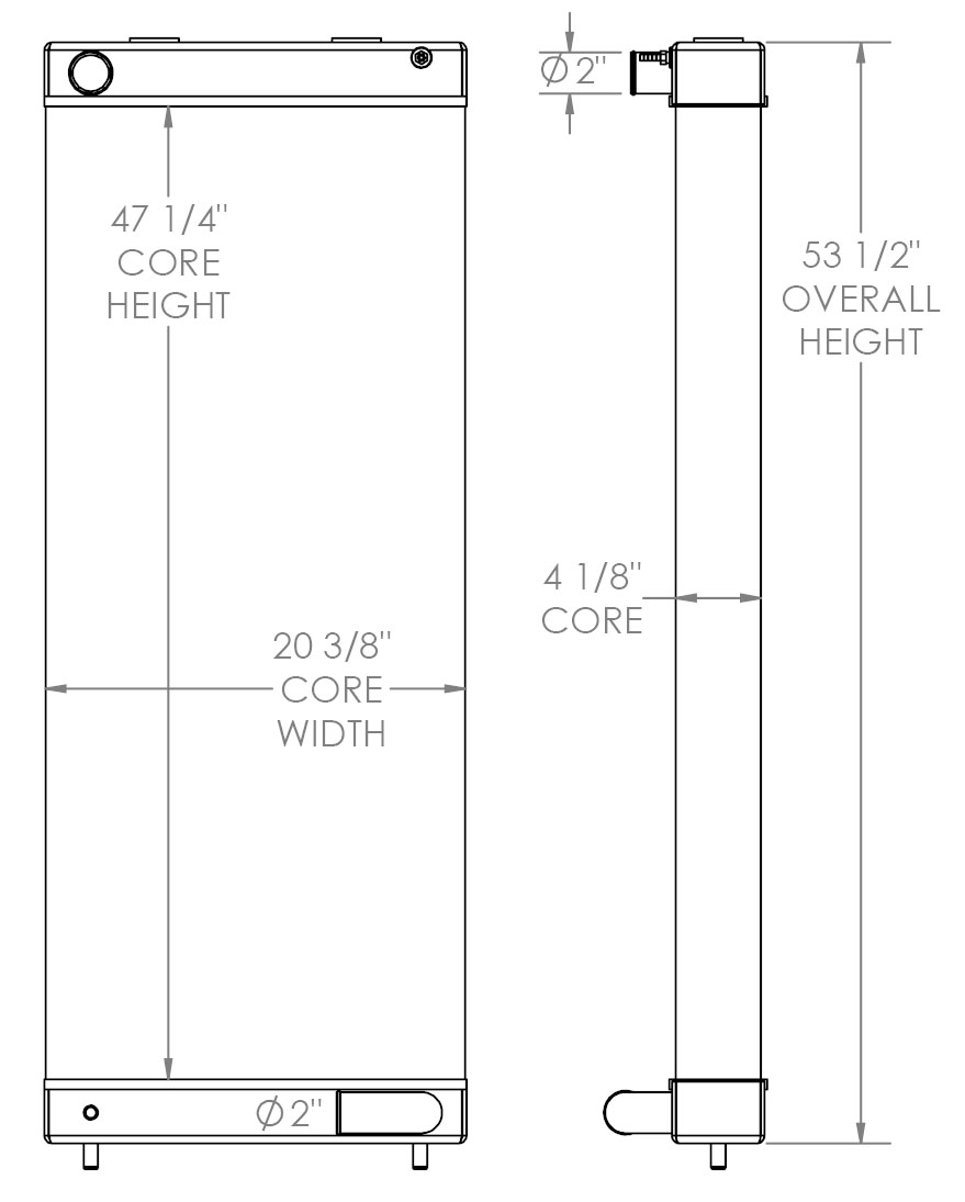 451943 - Kawasaki 92ZV-2 Radiator Radiator