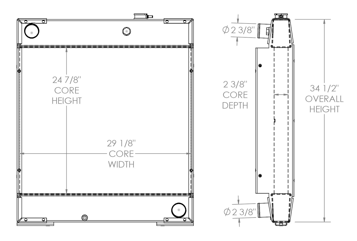 451947 - SDMO Generator Radiator Radiator