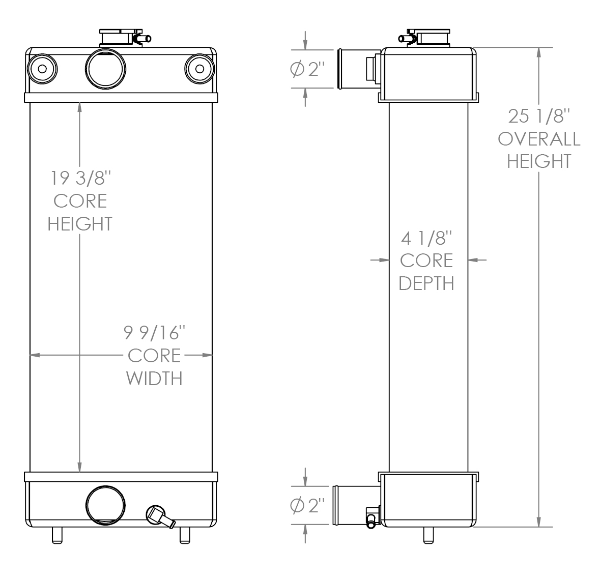 451956 - Bobcat / Doosan Radiator Radiator