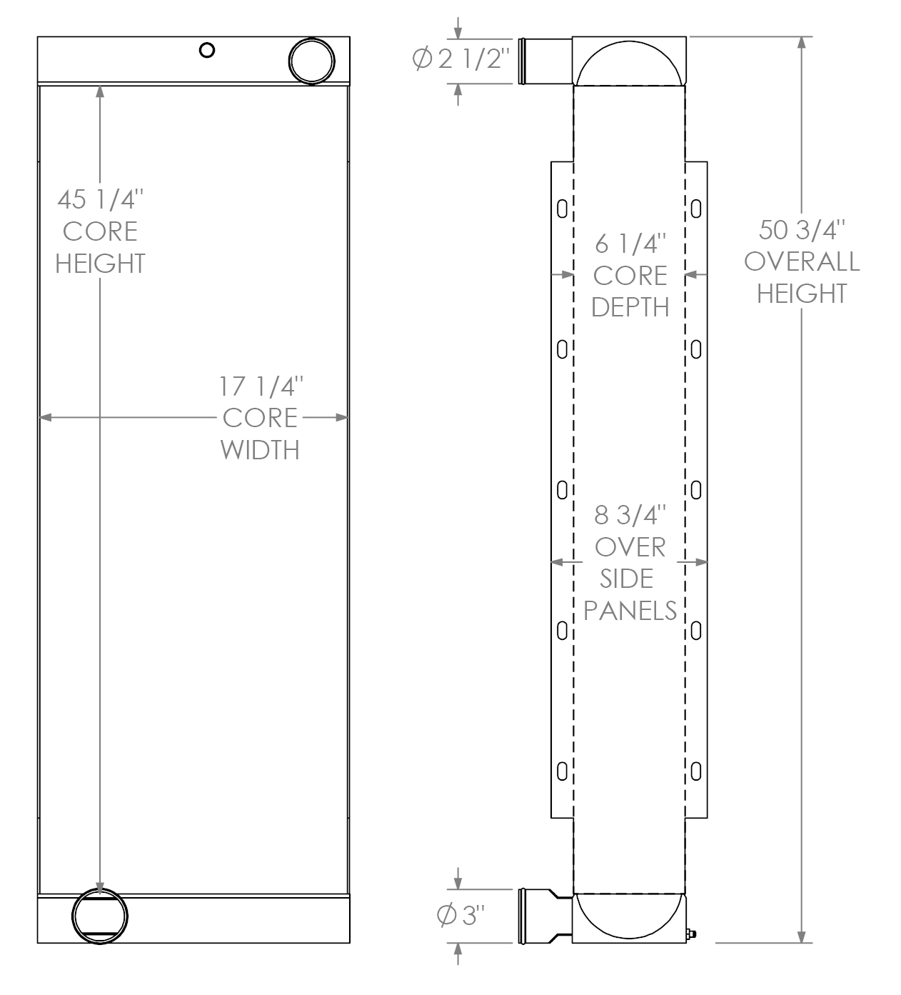 451961 - Oxbo Pea Combine Radiator Radiator