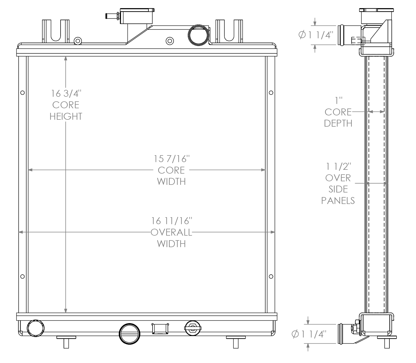 451966 - Kohler Generator Radiator Radiator