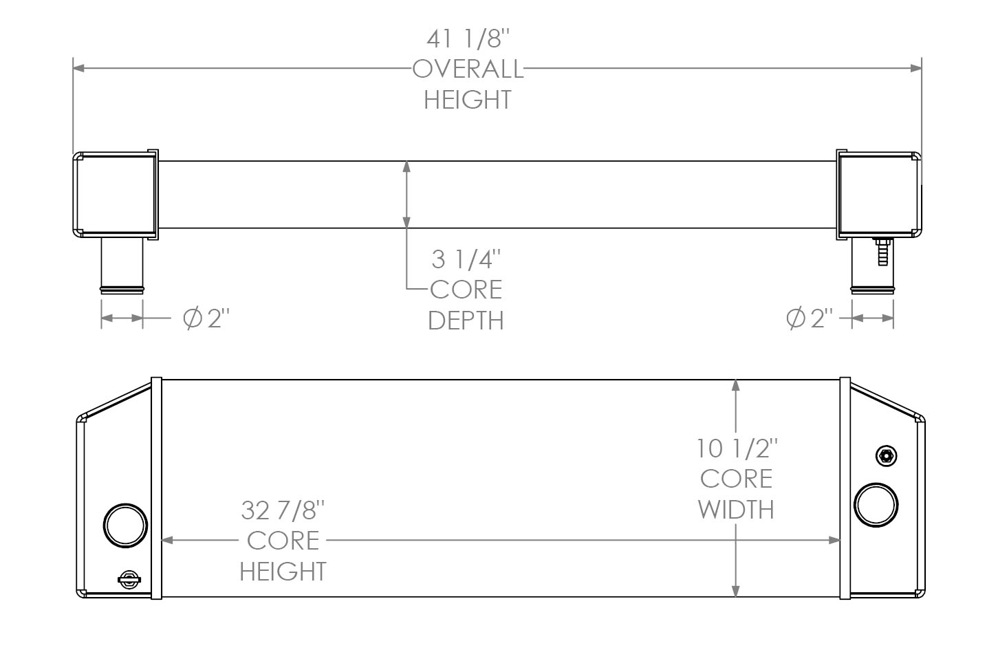 451968 - Caterpillar 312EL Radiator Radiator