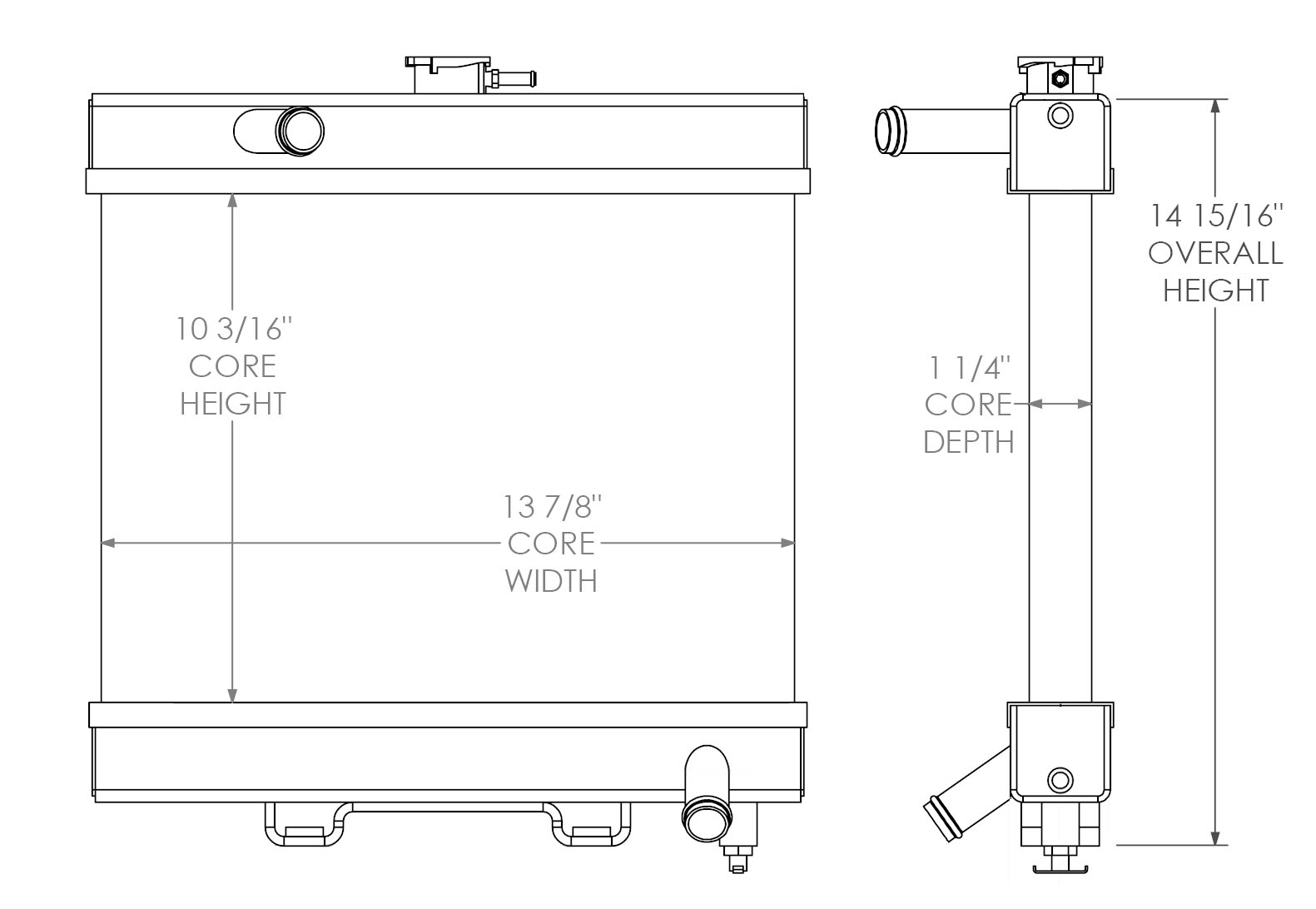 451970 - Beuthling B100 Compactor Radiator Radiator