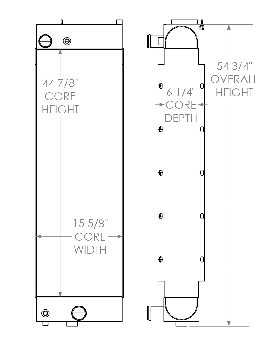 451972 - Taylor Forklift Radiator Radiator