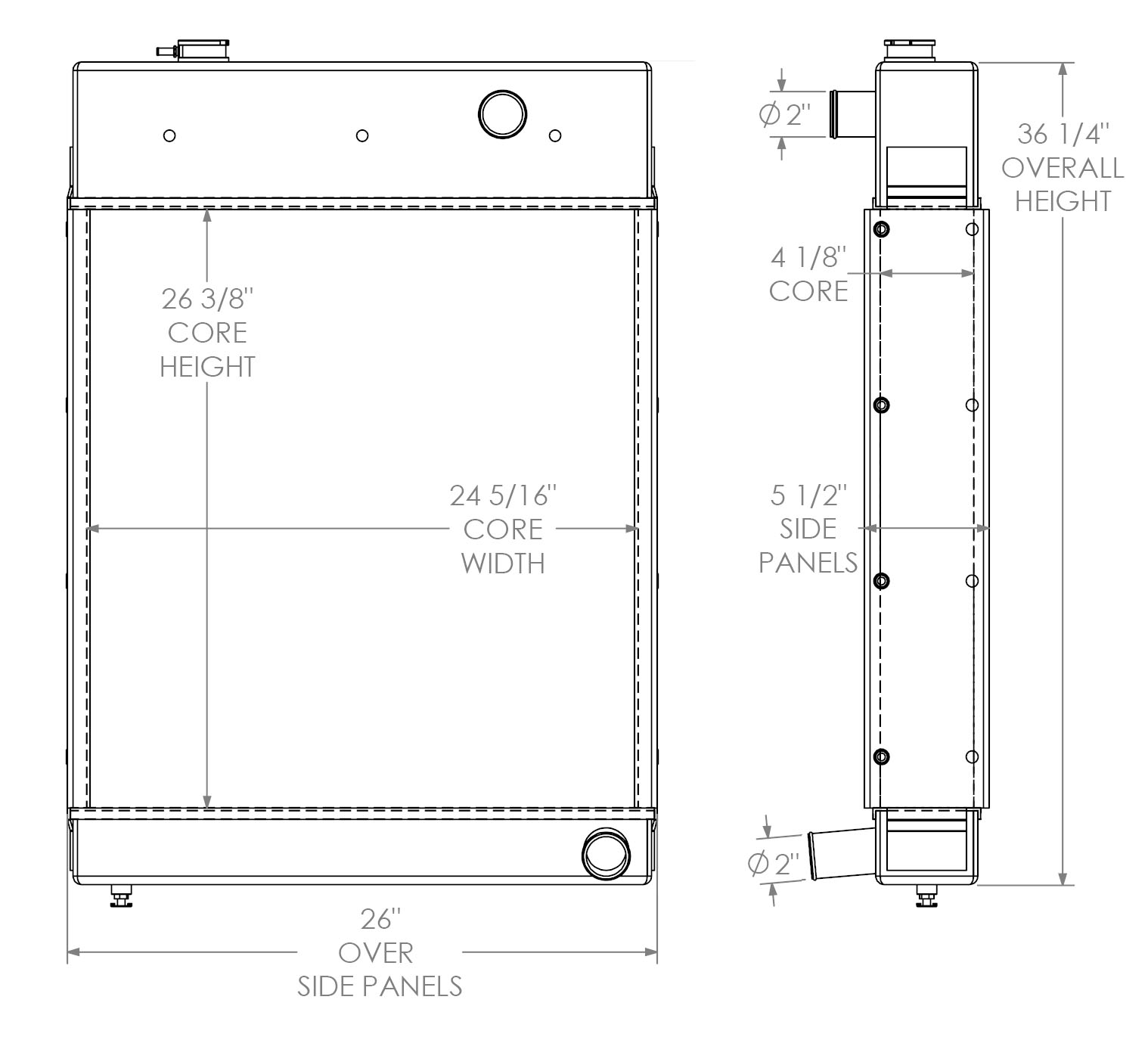 451976 - Caterpillar CS583C Radiator Radiator