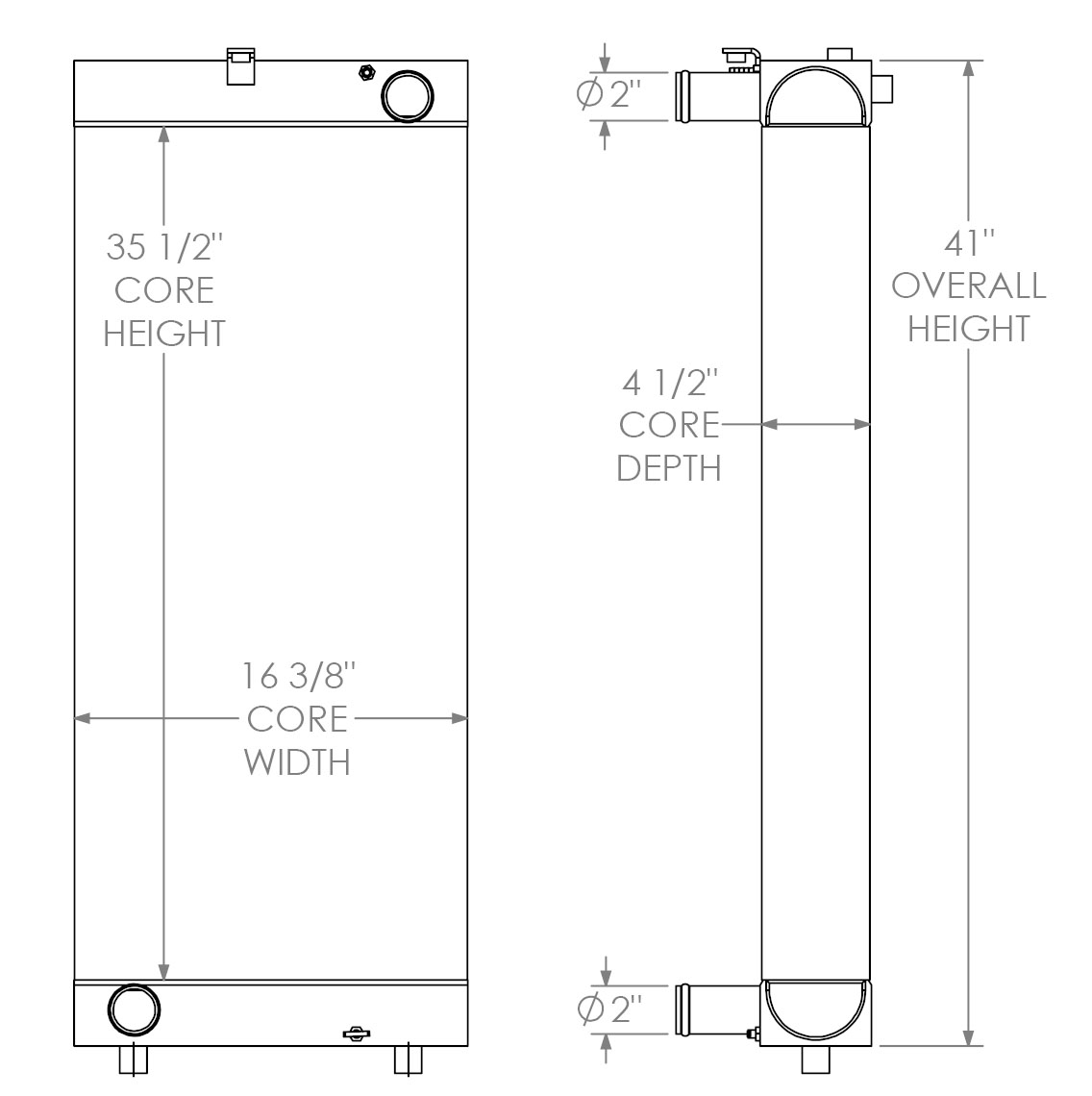 451978 - Doosan Radiator Radiator