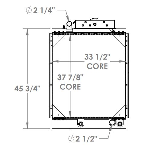 451993 - Fire Truck Radiator Radiator