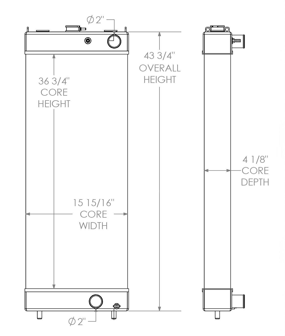 451998 - Komatsu PC138 Radiator Radiator