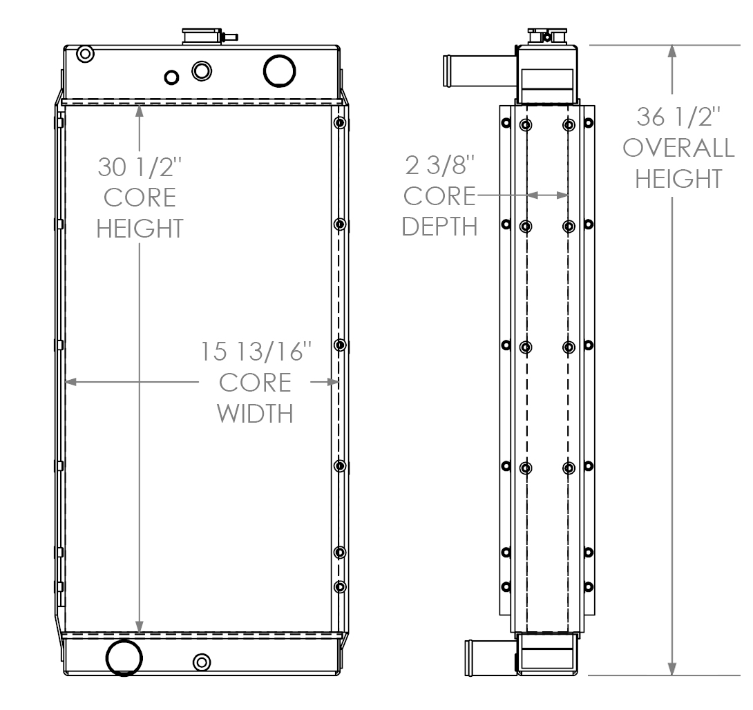 452013 - Cannon Rock Drill Radiator Radiator