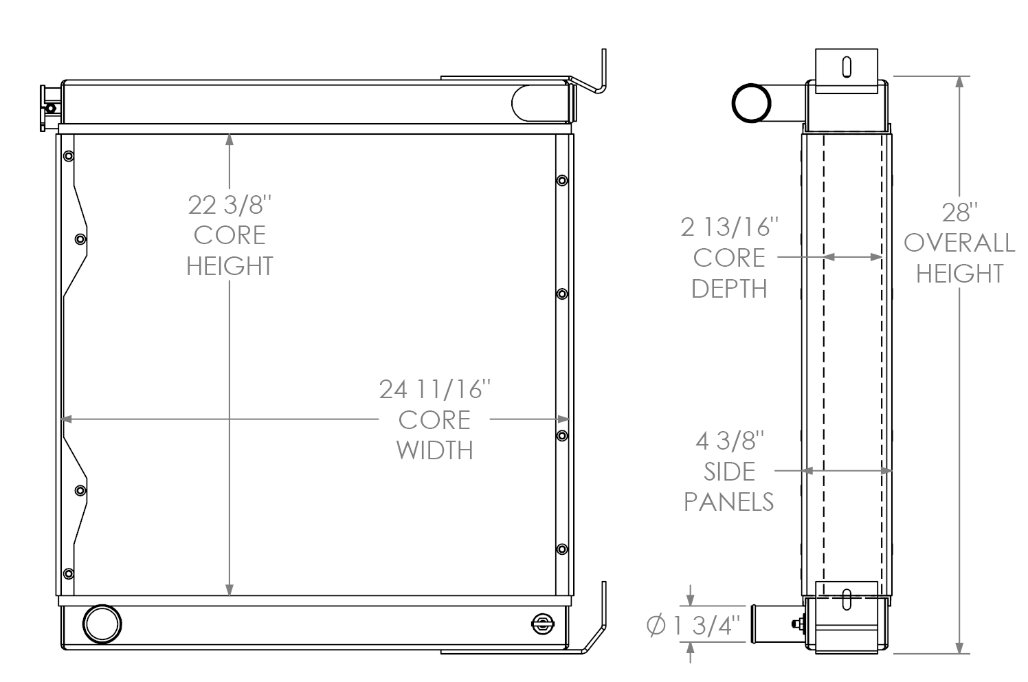 452014 - Caterpillar TH103 Radiator Radiator