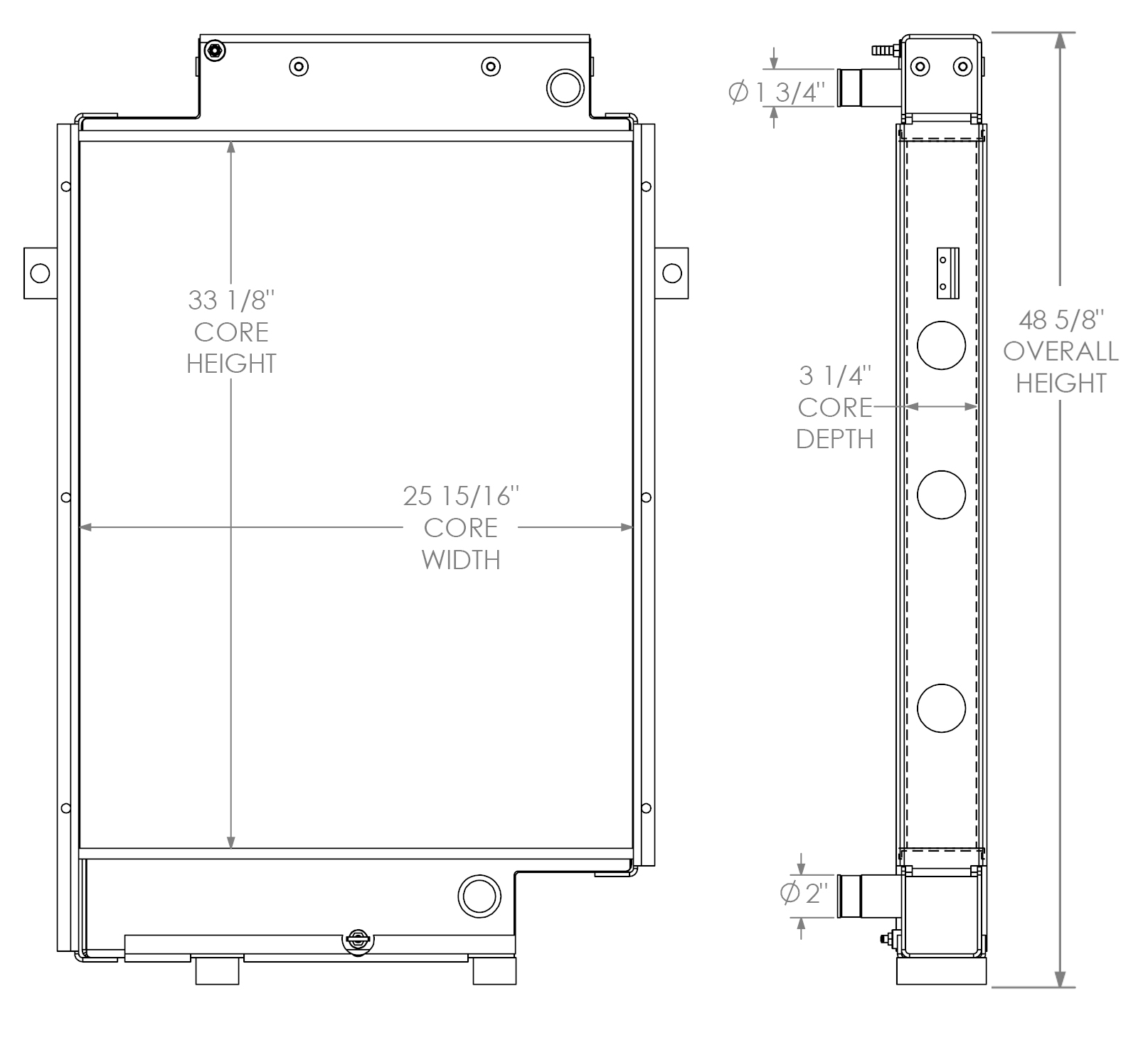 452027 - Solimec SR312/200 Radiator Radiator