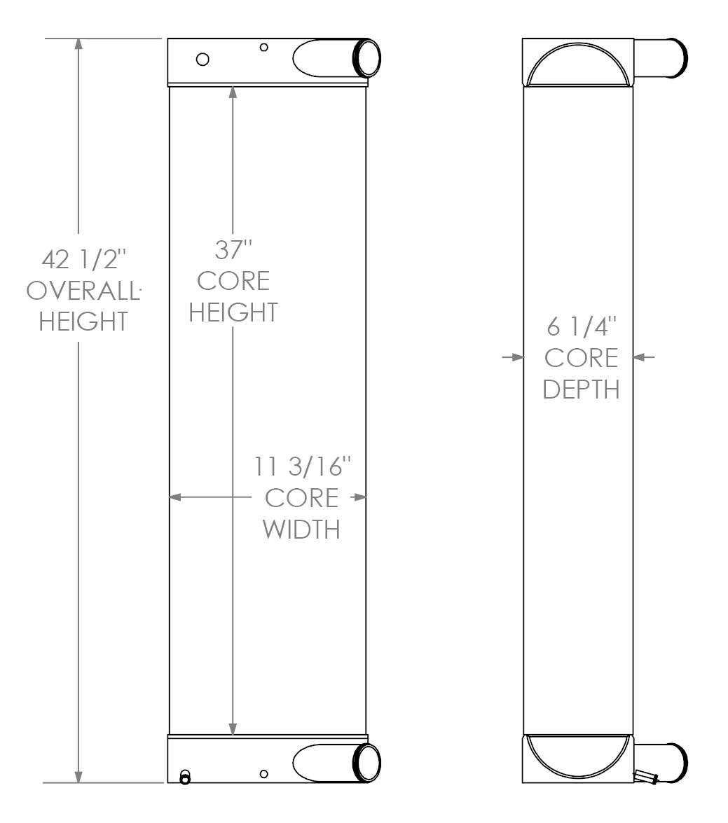 452029 - Caterpillar D6 Radiator Radiator