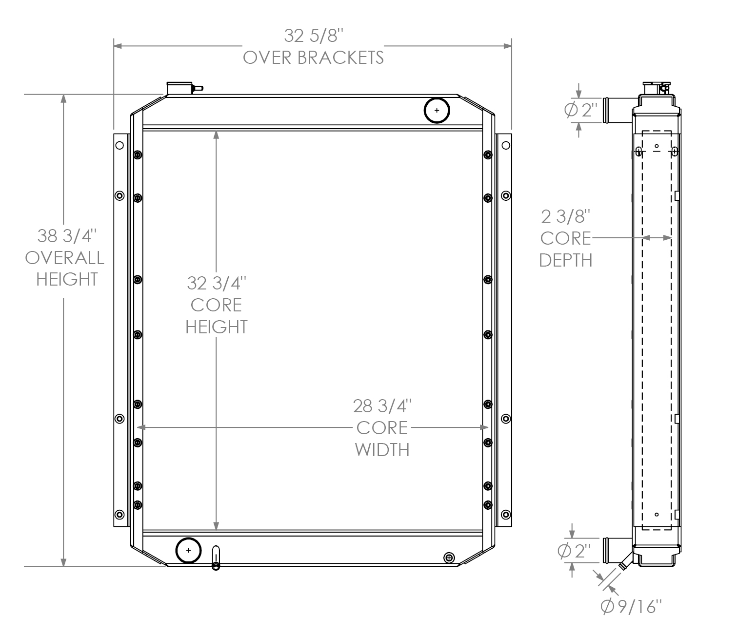 452041 - Komatsu PC200 Radiator Radiator