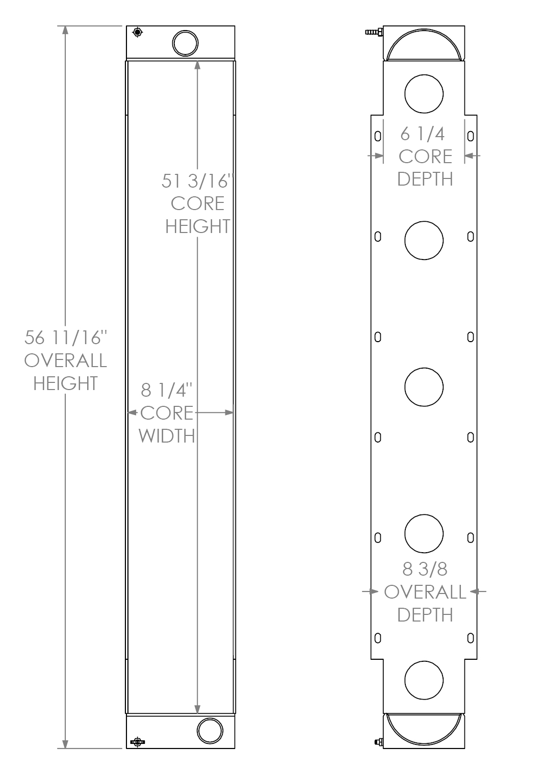 452045 - Prentice Skidder Radiator Radiator