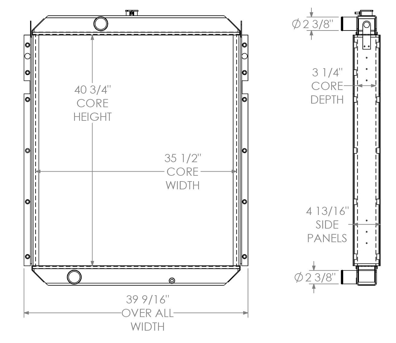 452048 - Caterpillar 325 Radiator Radiator