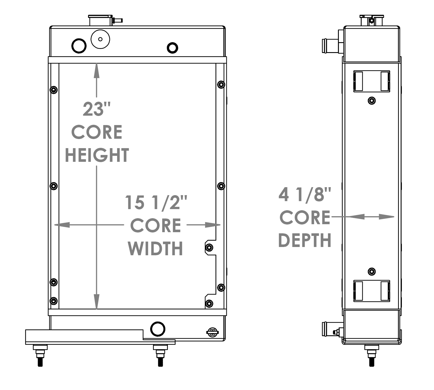 452062 - Godwin Water Pump Radiator Radiator