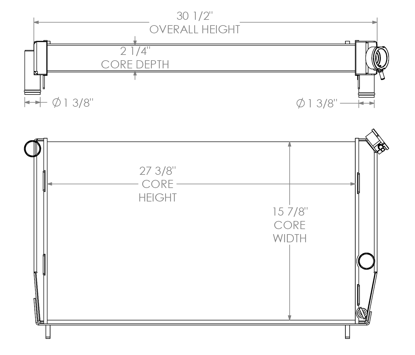 452063 - High Performance Automotive Radiator Radiator