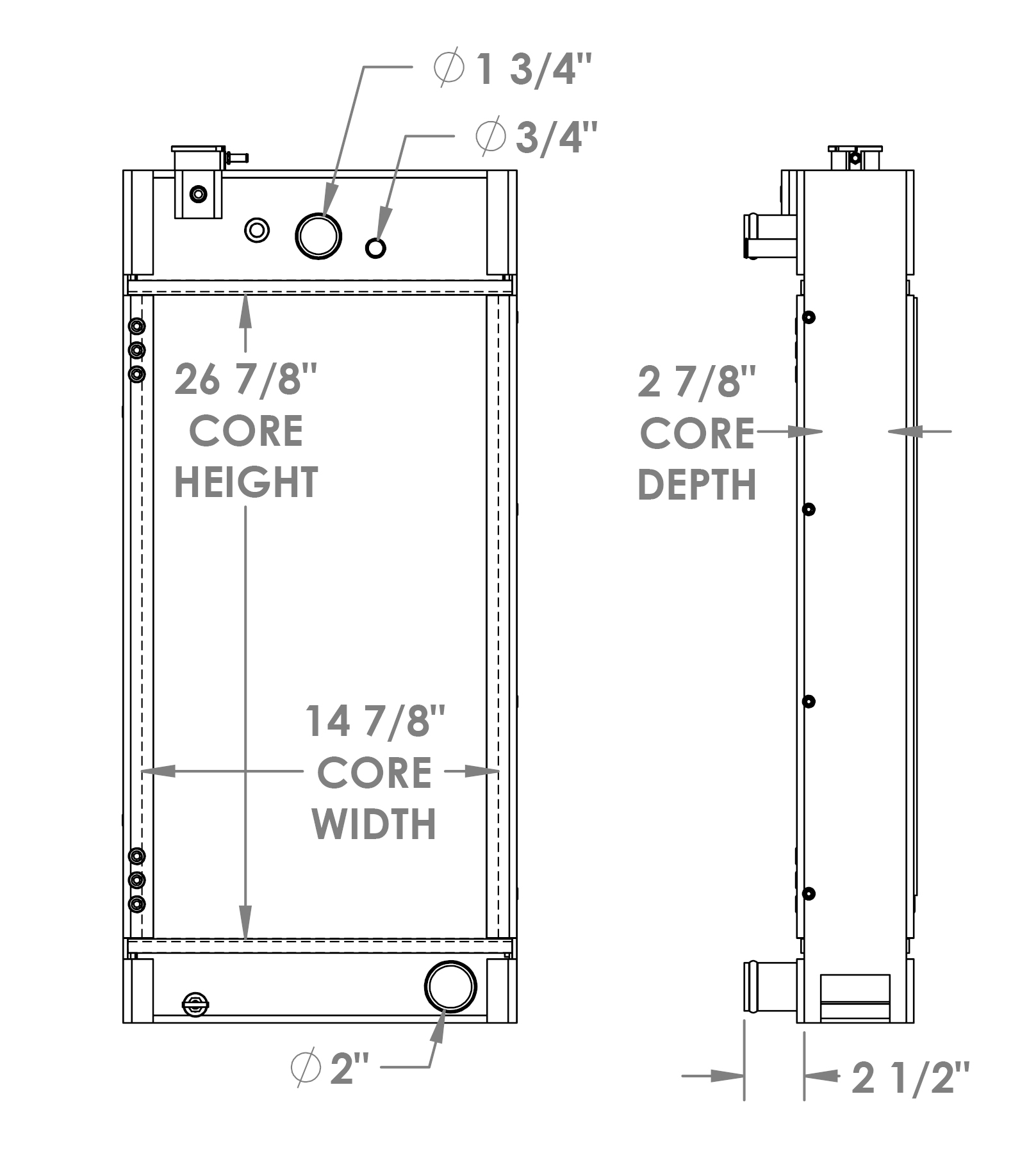 452073 - Manure Pump Radiator Radiator