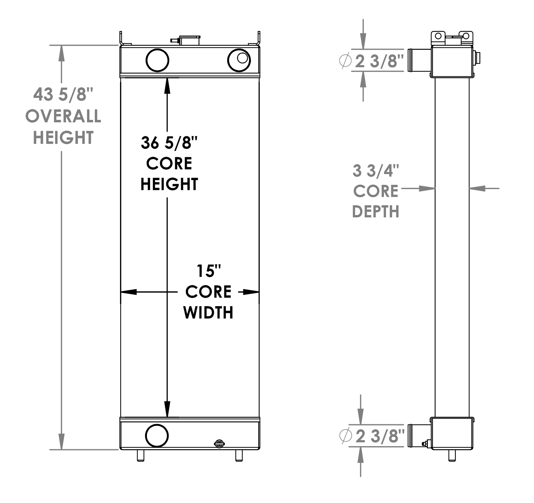 452075 - Terex Crane Radiator Radiator