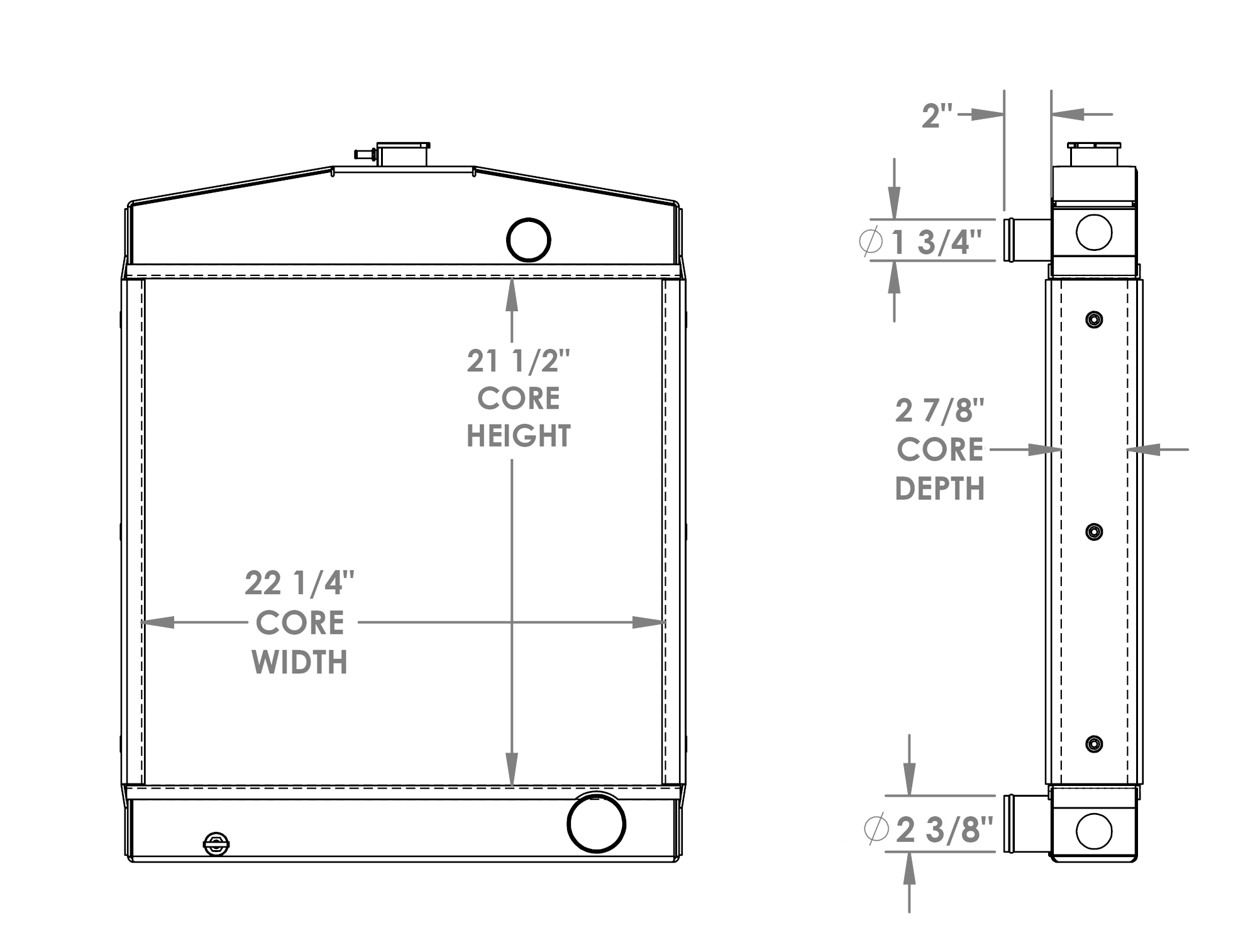 452084 - Railroad Equipment Radiator Radiator