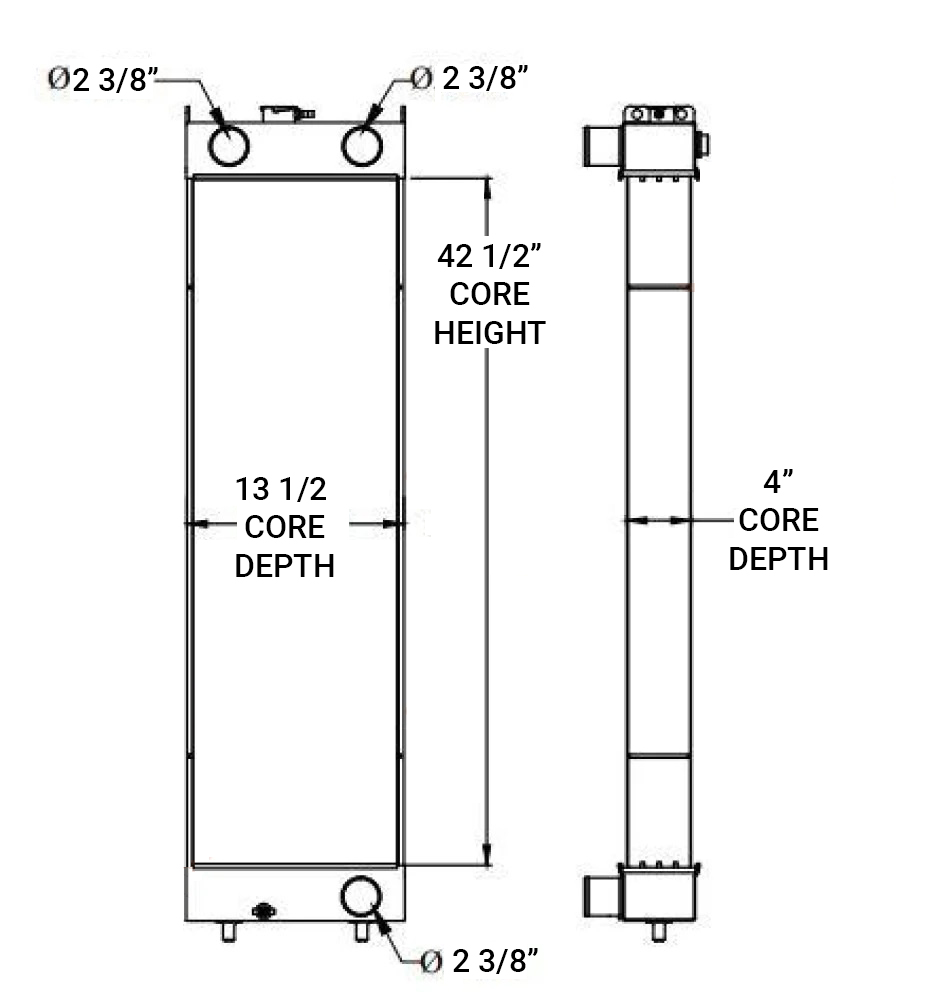 452098 - Hitachi ZX470-5 Radiator Radiator