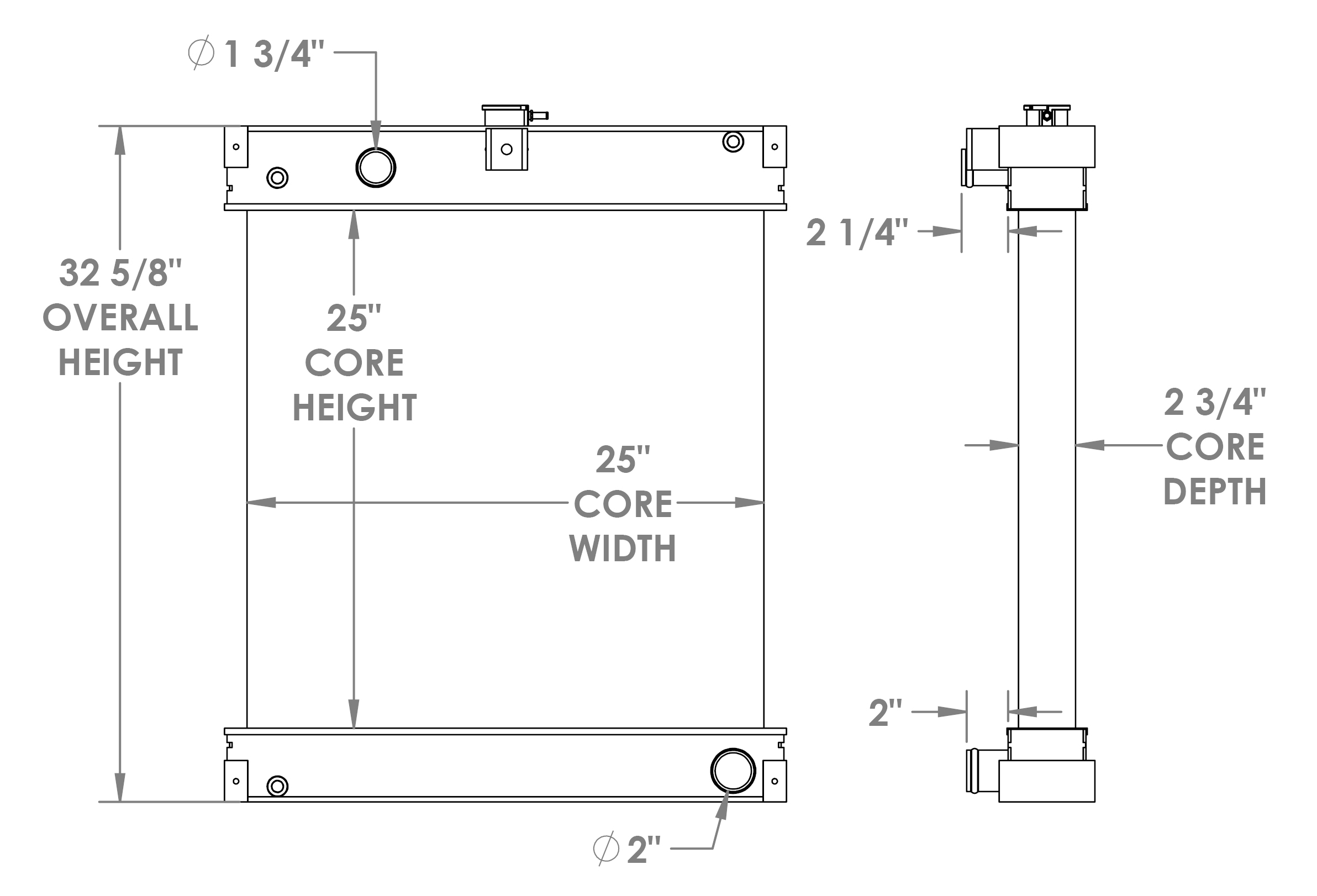 452101 - Katolight D125FPJ4 Radiator Radiator