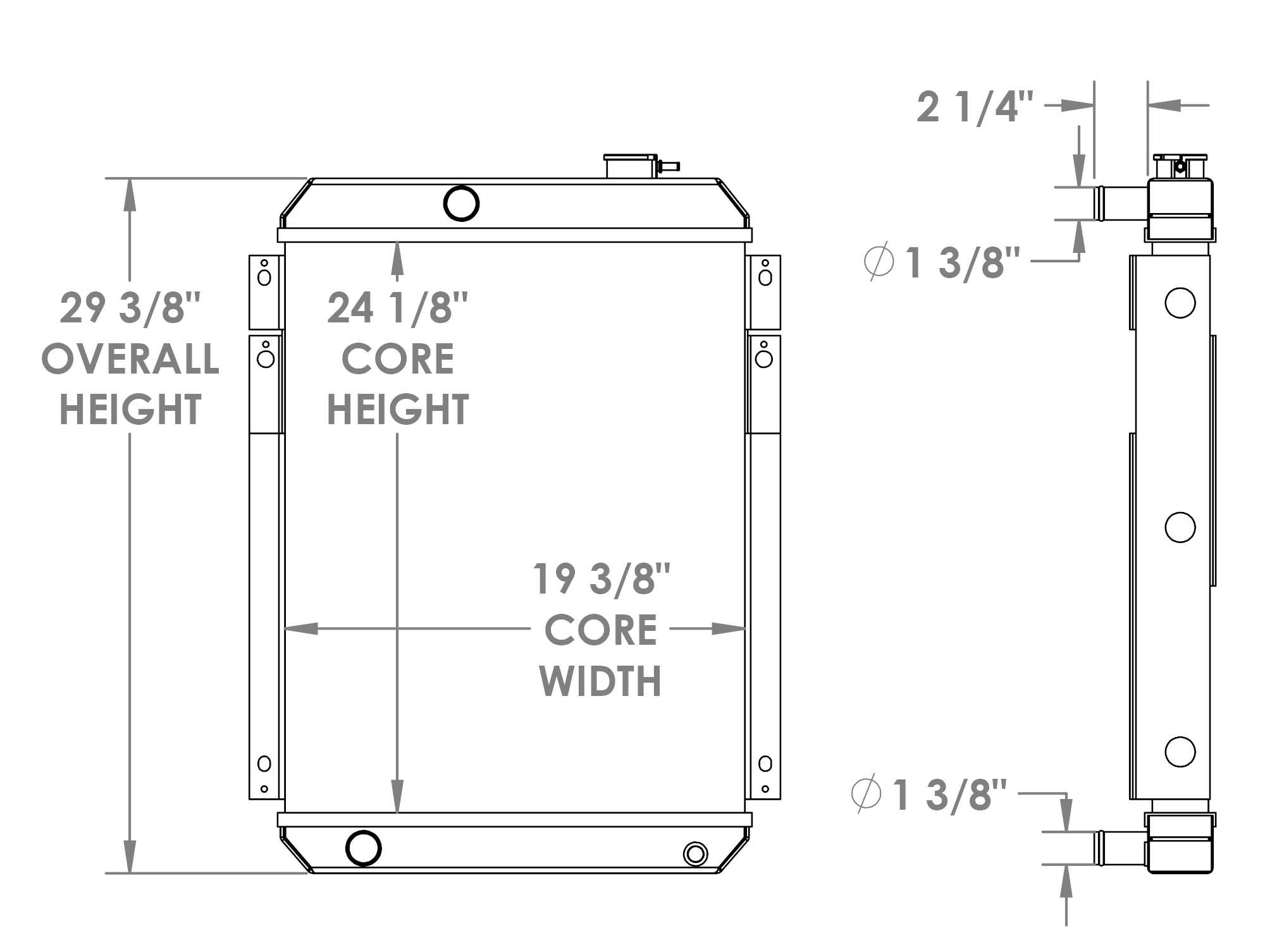 452103 - Bobcat 331E Radiator Radiator