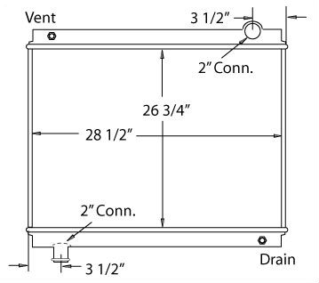 560002 - 1990-1994 1/2 Ford B&F Series w/MT Radiator