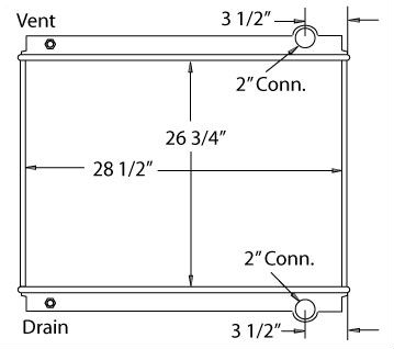 560003 - 1990-1994 1/2 Ford B&F Series w/MT Radiator