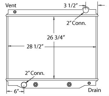 560005 - 1990-1994 1/2 Ford B&F Series w/AT Radiator